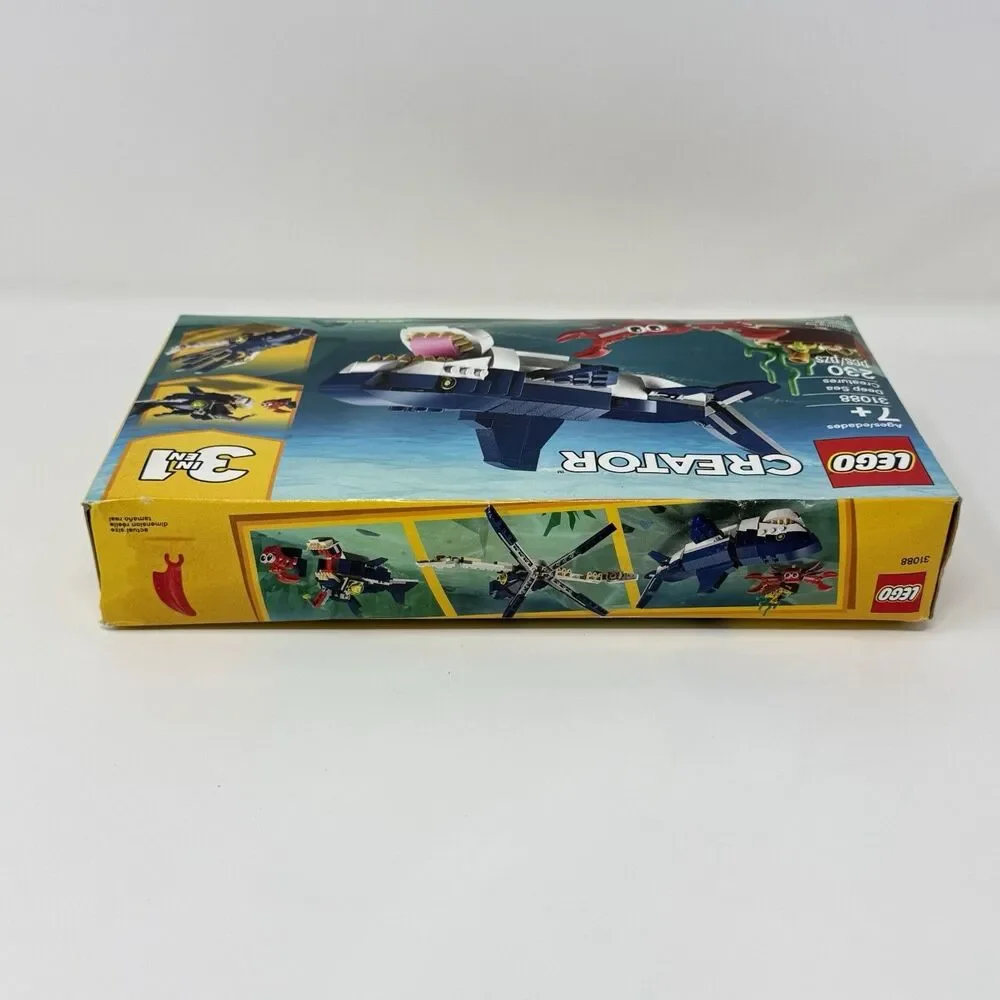 LEGO Creator Deep Sea Creatures 31088 New Sealed 3 in 1 Building Set